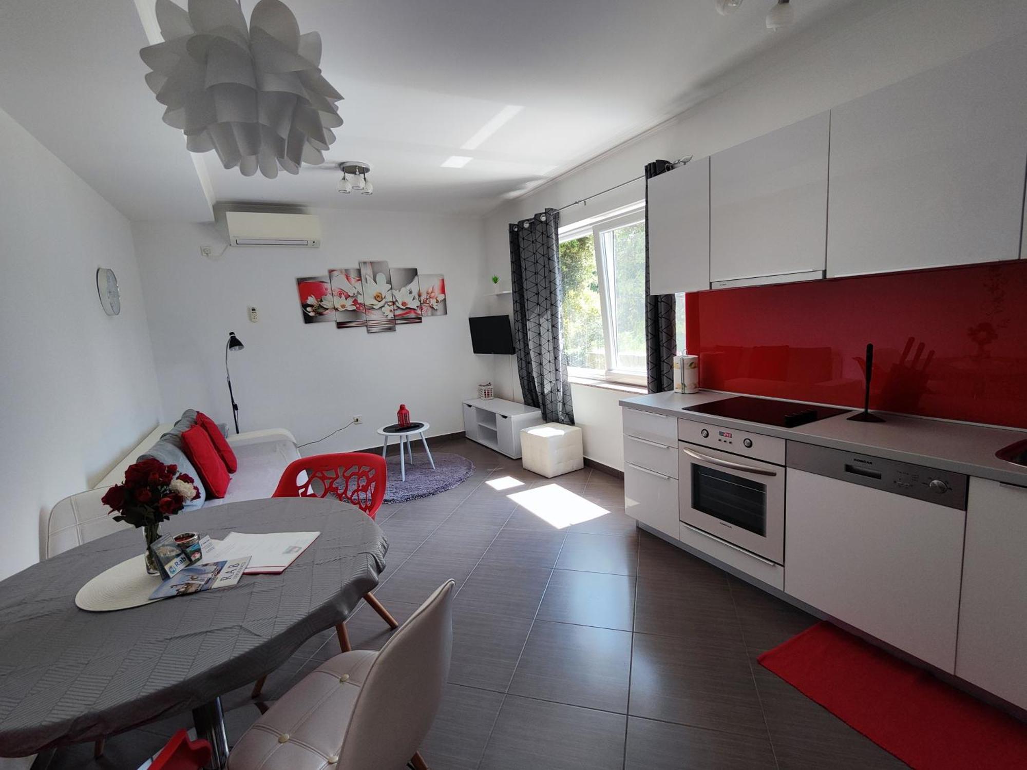 Apartmani "Sandro" Gonar Rab Town Oda fotoğraf